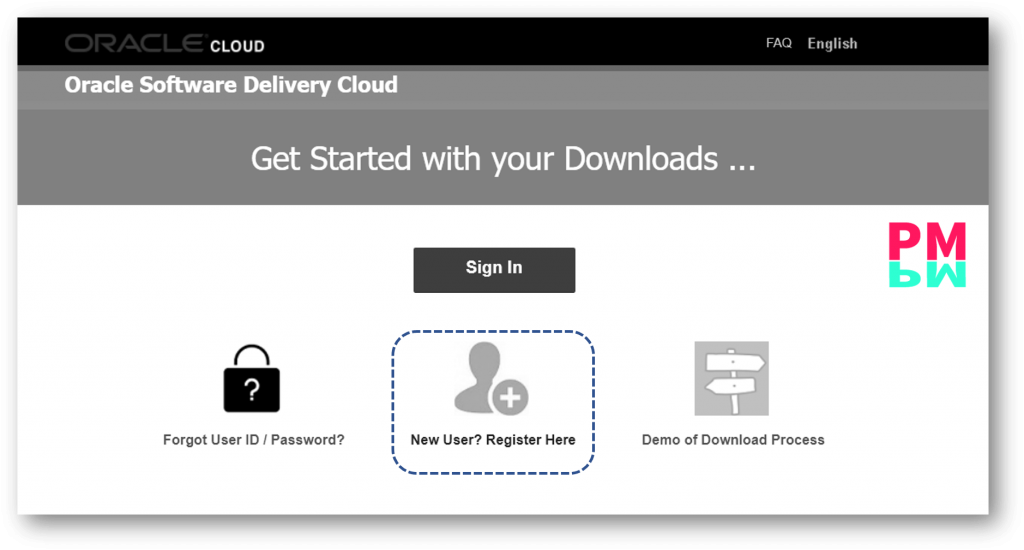 First of all, go to Delivery cloud and register you new account at Oracle official website